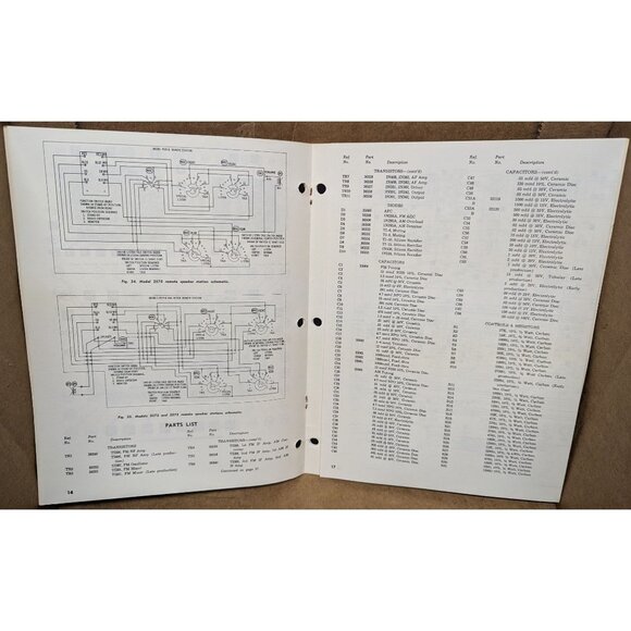 Nutone Service Manual model 2561 & 2562 AM-FM transistor radio and intercom - Picture 5 of 5